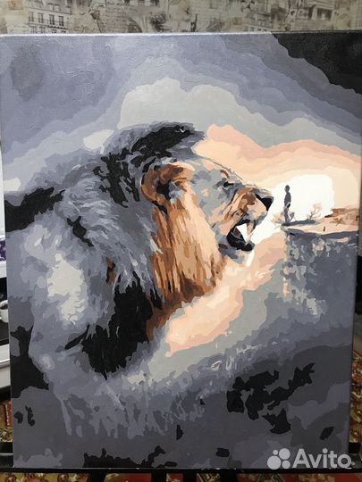 Картины по номерам раскрашенная