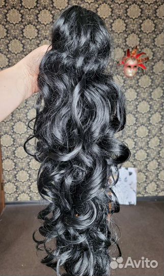 Хвост на заколке