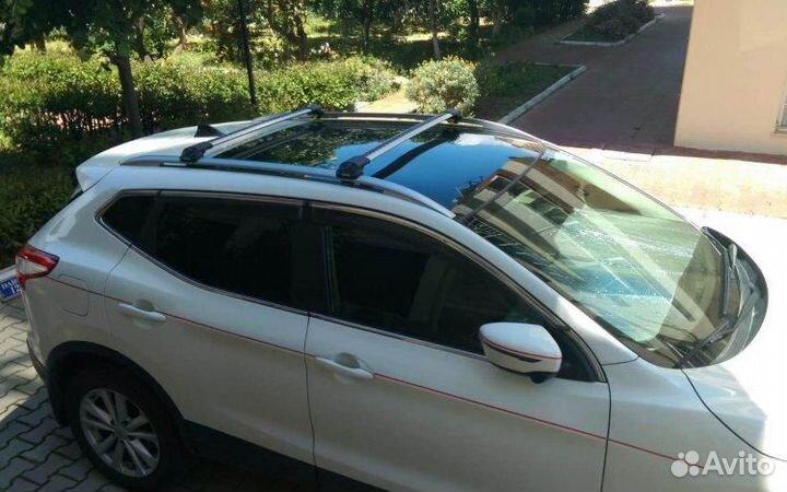 Поперечины на рейлинги turtle AIR 1 серебристые