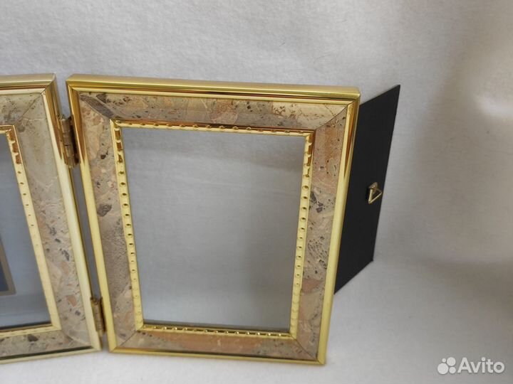 Настольные часы с фоторамками декоративные