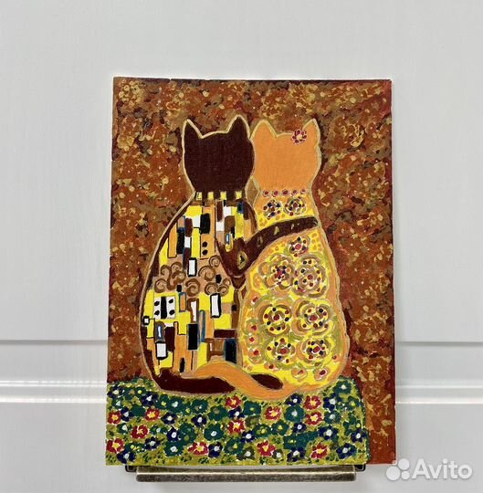 Картина акрилом на холсте