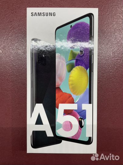 Коробка от телефона samsung galaxy А51