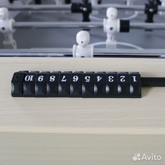 Настольный футбол Prime бело-серый