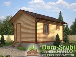 Карабаново. Хорошая надёжная Баня из бруса Б-6 4х6