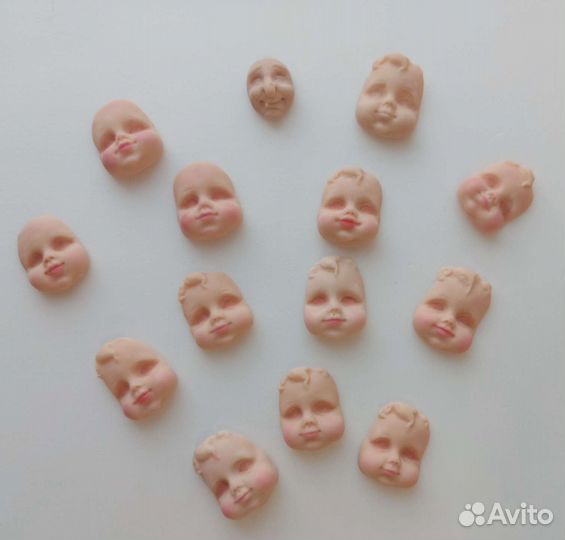 Личики для ватных игрушек