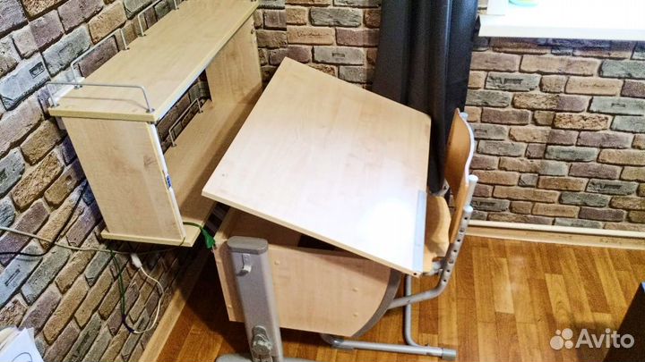 Школьная парта, стол для учебы, растущий