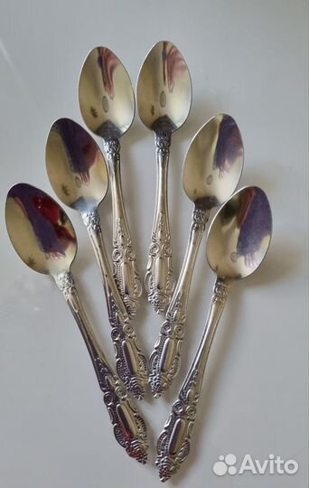 Ложки чайные сталь новые 6шт