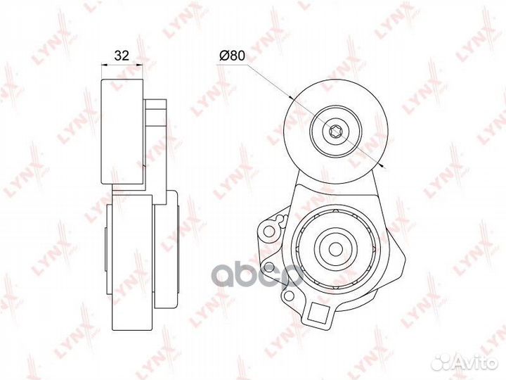 Ролик натяжной навесного оборудования PT3287 LY