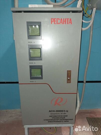 Стабилизатор напряжения бу 30 кВт