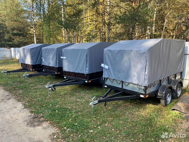 Прицеп легковой двухосный 2,0х1,3 усиленный