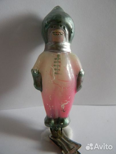 Ёлочные игрушки Космонавт. СССР