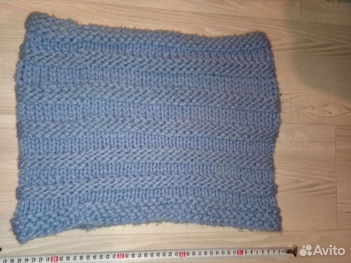 Шарф Снуд голубой