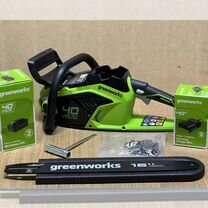 Цепная пила Greenworks GD40CS18K4 2005807UB, Москва
