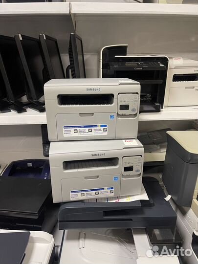 Лазерное мфу samsung SCX-3400 3 В 1/заправлен