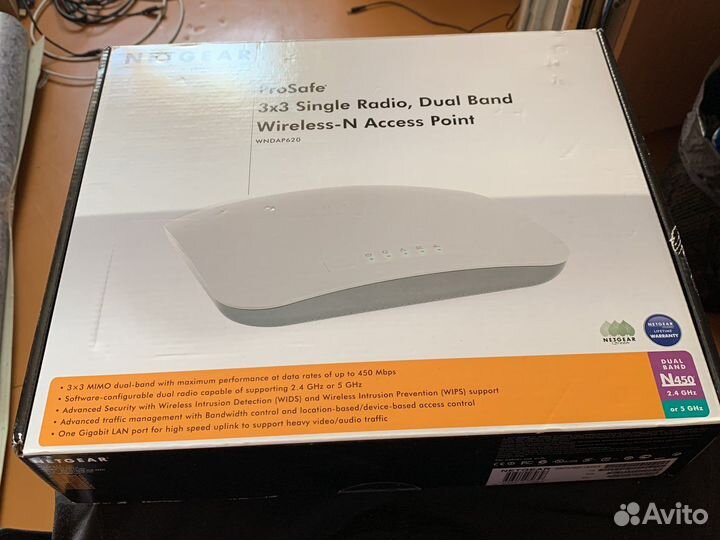 Точка доступа Wi-Fi Netgear wndap620-100PES