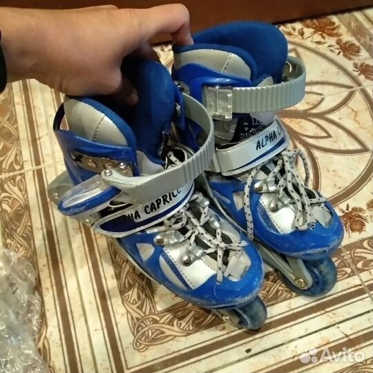 Коньки и ролики 2 в 1 детские 26-29