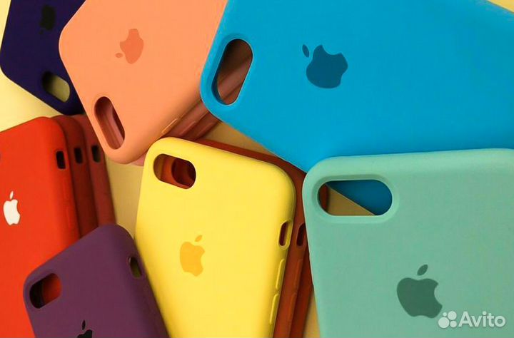 Чехол Silicone Case iPhone 7/8/SE2 (47+ цветов)