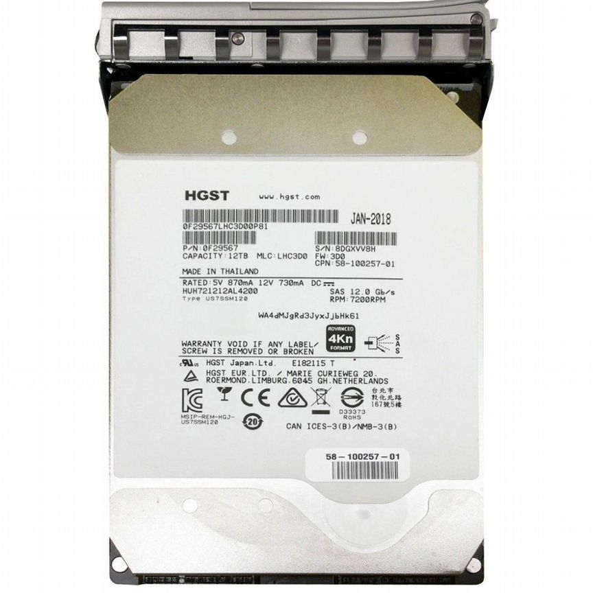 [UCS-HD12T7KL4KN] Жесткий Диск Cisco Ucs-Hd12t7kl4kn 12tb Sas 3,5