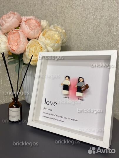 Lego в рамке подарок