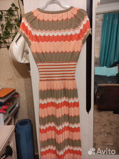 Платье incity длинное вязаное летнее 42-44