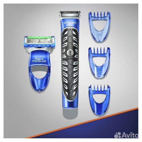 Новый) Gillette styler 4 в 1 (триммер + бритва )