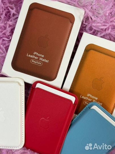 Чехол-бумажник для iPhone MagSafe Leather Wallet