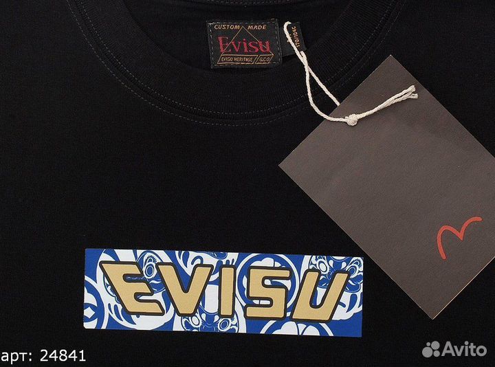 Футболка evisu Чёрная