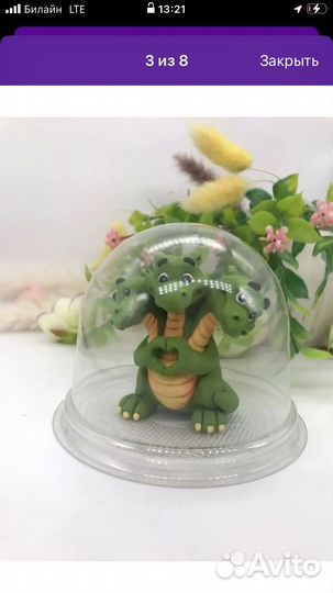 Силиконовая форма для мыла Горыныч от Три Кита