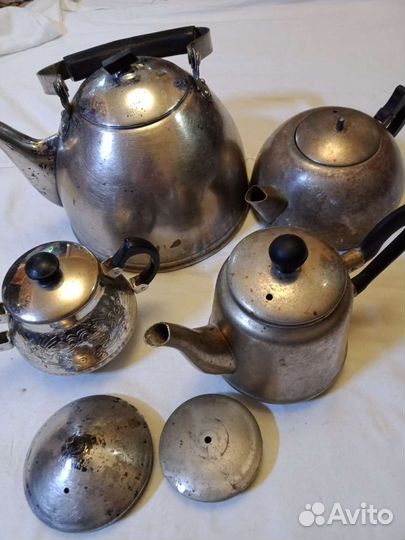 Чайники мельхиоровые СССР