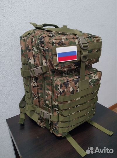 Рюкзак 35л на охоту и рыбалку камуфляж