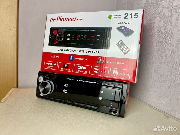 Магнитола Pioneer с блютусом