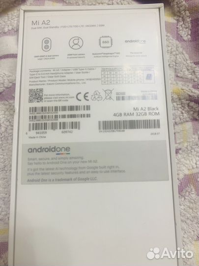 Xiaomi Mi A2, 4/32 ГБ