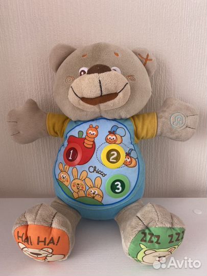Говорящий Chicco Мишка Тедди с 6 мес