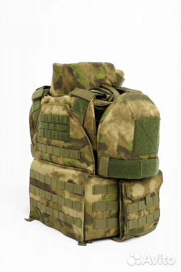 Модульный бронежилет с защитой шеи, плеч и паха