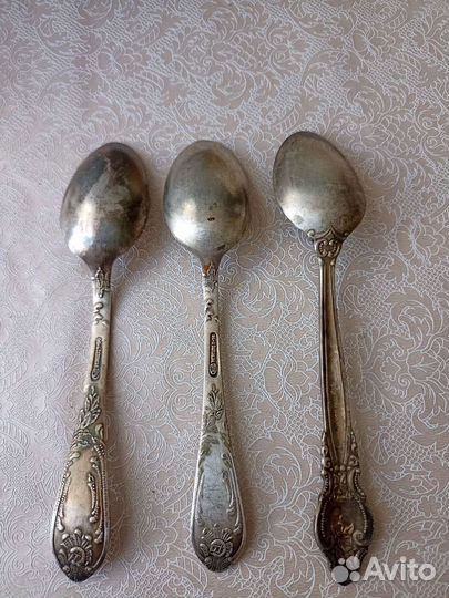 Чайные ложки мельхиор СССР
