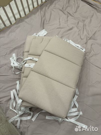 Бортики в кроватку для новорожденных