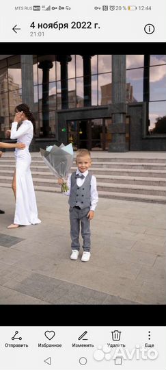 Деловой костюм на мальчика 5лет