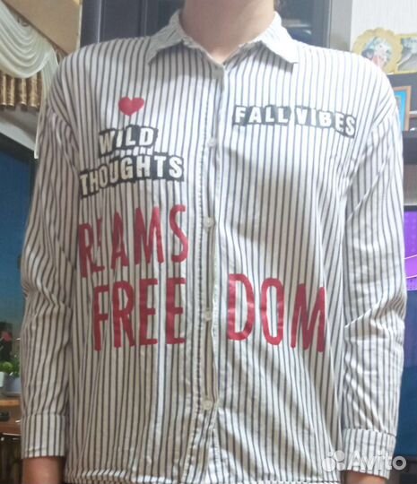 Рубашка для девочки 152 блузка школьная