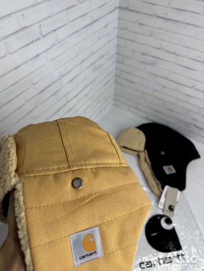 Шапка ушанка carhartt