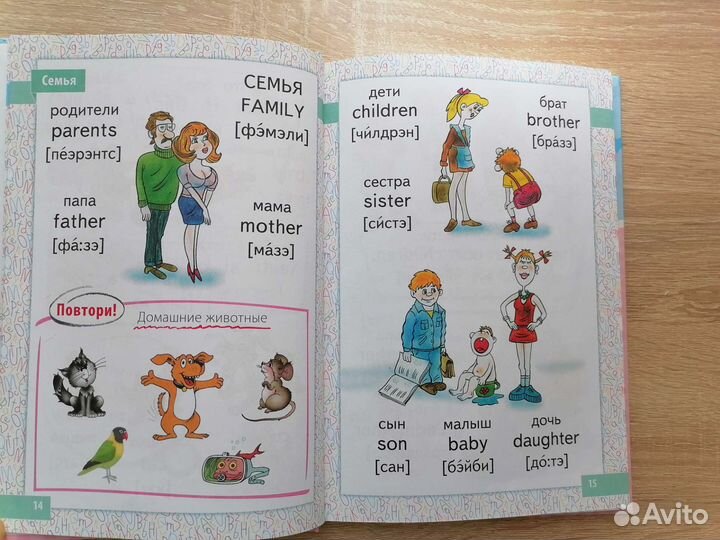 Английский для малышей в картинках