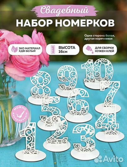 Номерки на столы