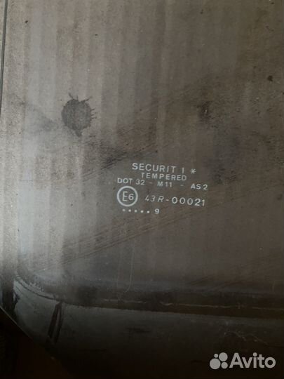Стекло заднее левое Ford Sierra