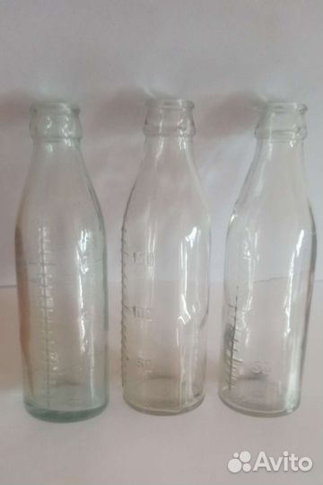 Бутылочка для кормления стеклянная