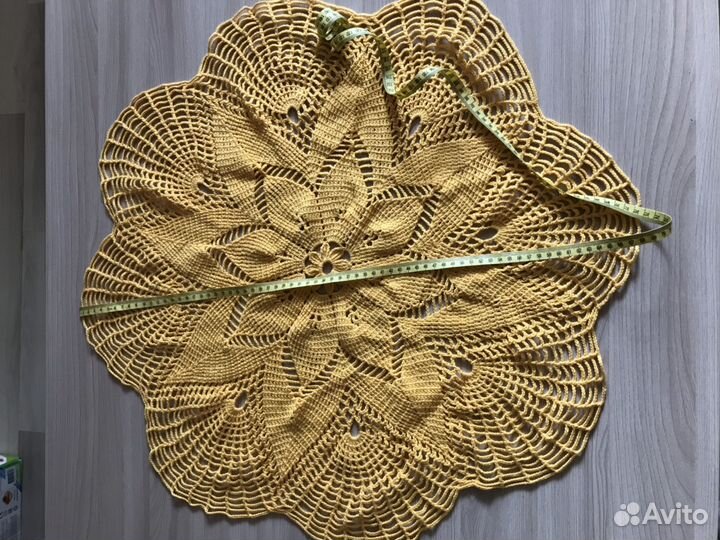 Вязаные салфетки ручная работа