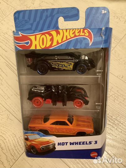 Новые Машинки Hot Wheels Набор из 3шт., оригинальн