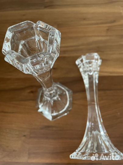 Подсвечники хрустальные