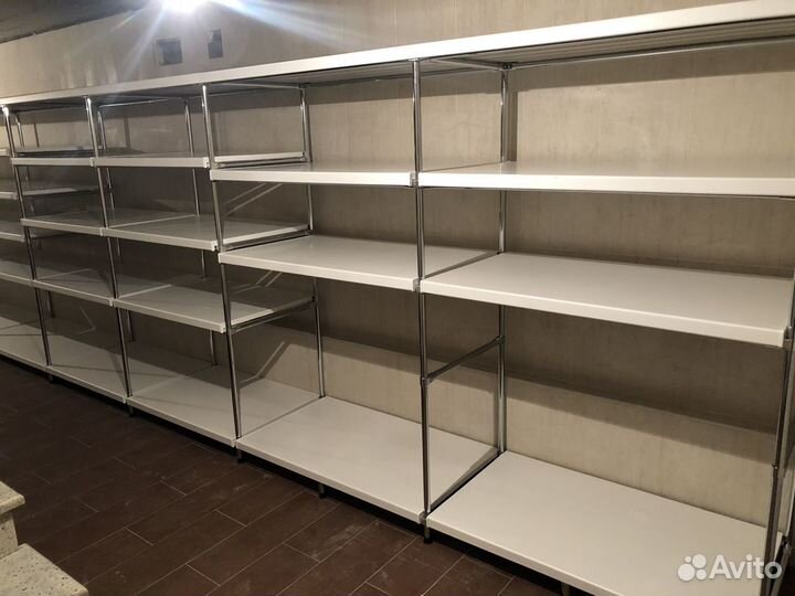 Стеллажи и Полки в кладовую, подвал, магазин