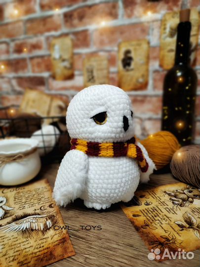 Сова Букля из Гарри Поттера мягкая игрушка