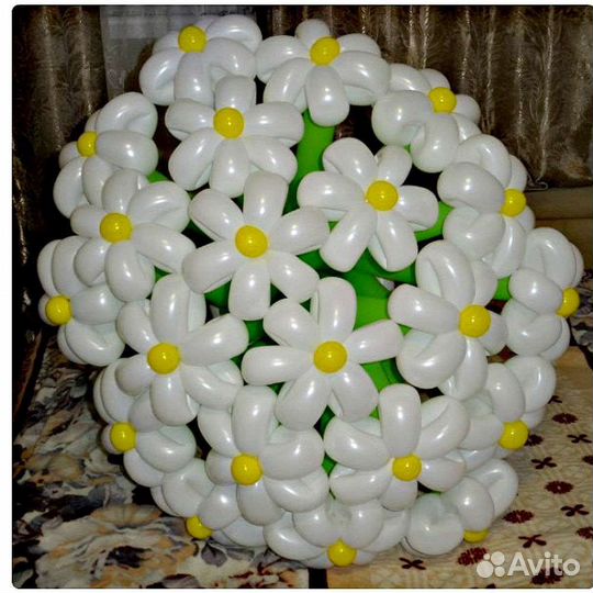 Цветы из шаров