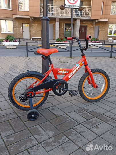 Детский велосипед бу четырех колесный